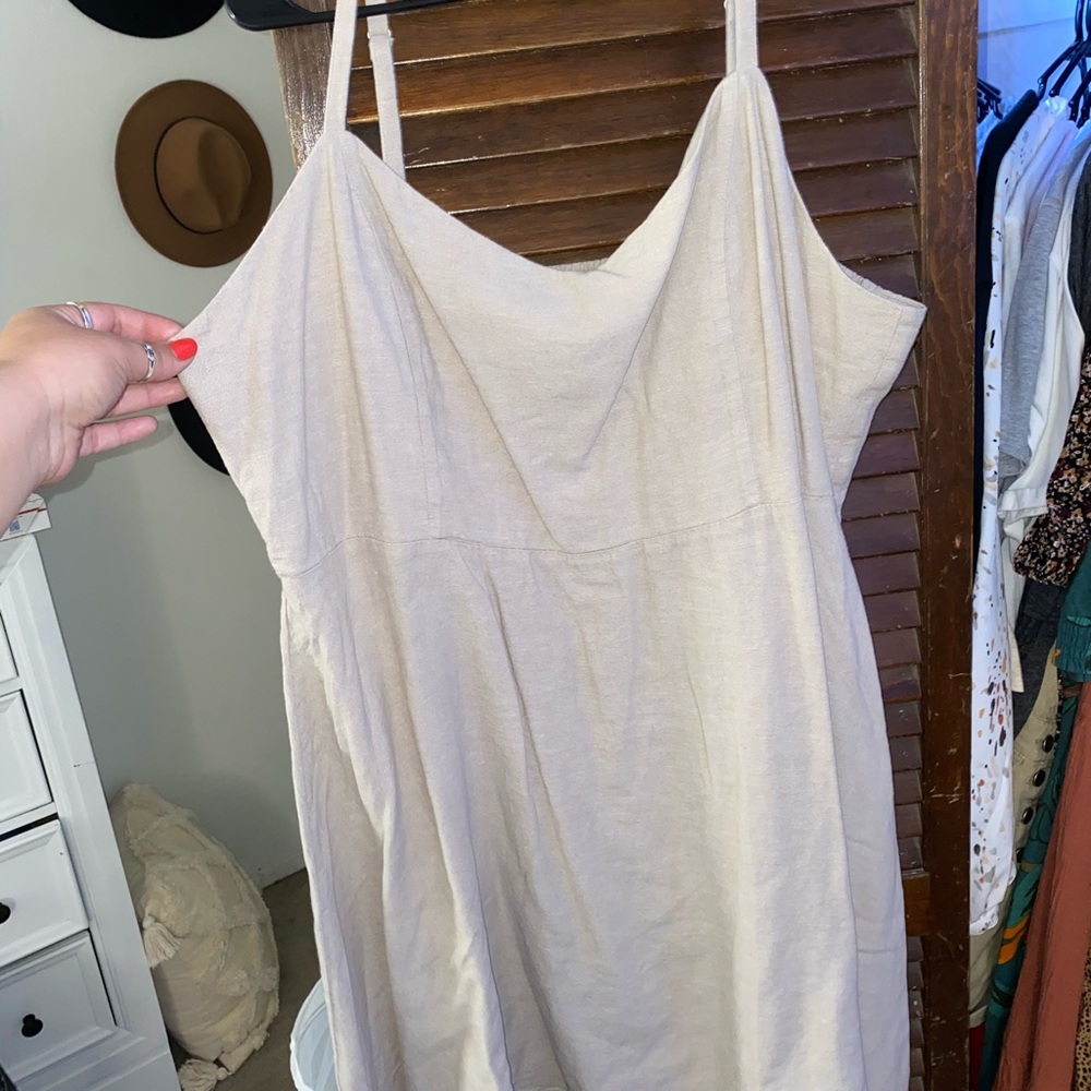 Old Navy Beige Tank Dress